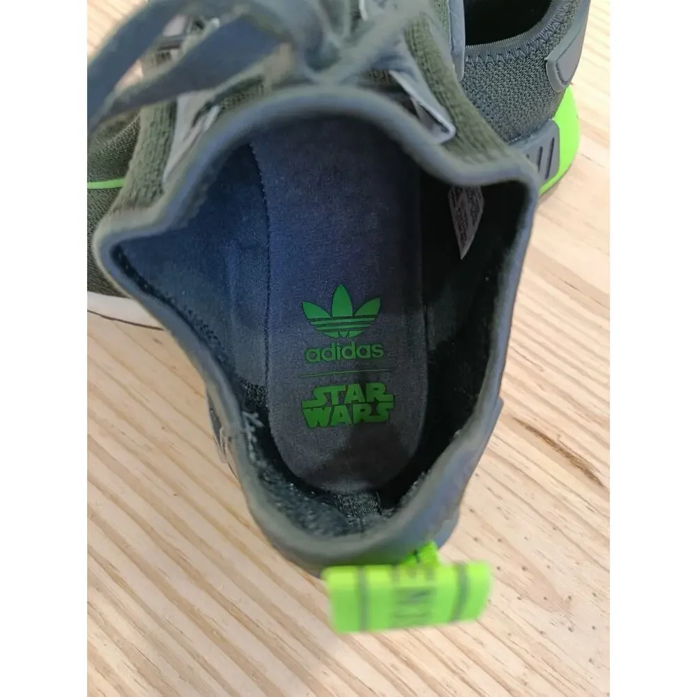 Adidas NMD R1 x Star Wars Shoes Green Yoda 2019 Athletic Sneaker Size 5